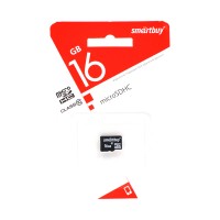 Карта памяти Smartbuy MicroSD 16Gb Class 10