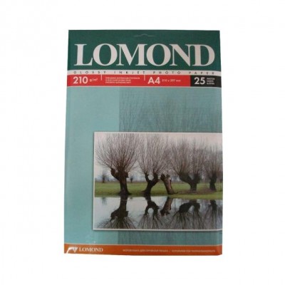 Бумага Lomond A4 210/25 матовая двухсторонняя глян/мат