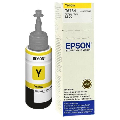 Чернила Epson T67344 для L800, Yellow