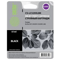 Картридж Cactus для Brother LC529XLBK черный