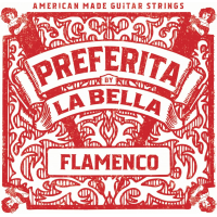Струны для классической гитары La Bella 1P-F Preferita Red Nylon