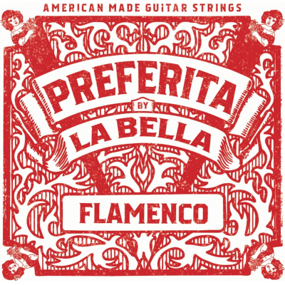 Струны для классической гитары La Bella 1P-F Preferita Red Nylon