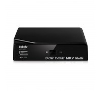 Ресивер DVB-T2 BBK SMP015HDT2 черный