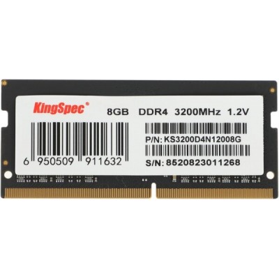 Память оперативная KingSpec SODIMM 8GB 3200MHz DDR4