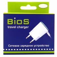 Сетевое зар. устр. BIOS для microUSB белое