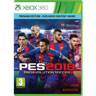 Pro Evolution Soccer 2018 (XBOX 360, русские субтитры)