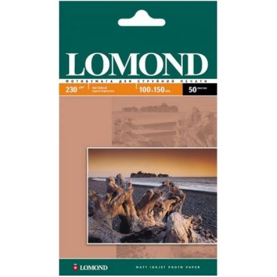 Бумага Lomond 10x15 230/50 матовая