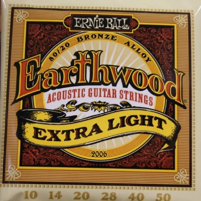 Струны для акустической гитары ERNIE BALL 2006 Bronze Extra Light
