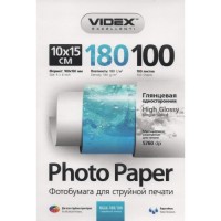 Бумага Videx A4 180/100л глянцевая для струйной печати