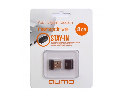 Флеш-накопитель Qumo 4GB NANO USB2.0