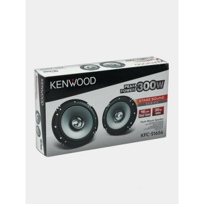 Колонки автомобильные Kenwood KFC-S1656 300Вт коаксиальные двухполосные