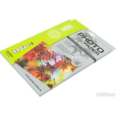 Бумага Cactus CS-GA418050 A4/180г/50л глянцевая