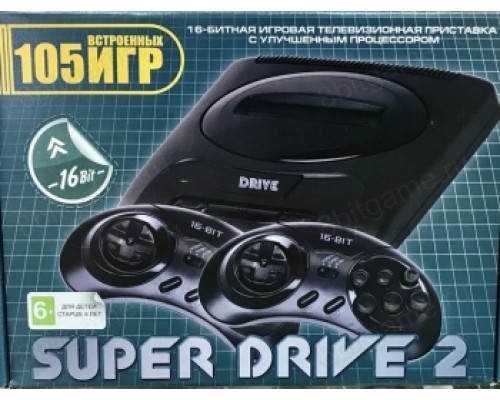 Игровые консоли Sega Super Drive 2 Classic (105-in-1) Green