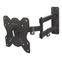 Кронштейн Onkron M4S черный, 17"-43", max 35кг, настенный поворот и наклон