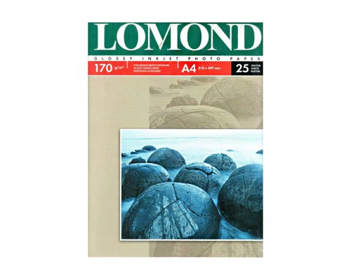 Фотобумага Lomond A4 170/25 глянцевая односторонняя