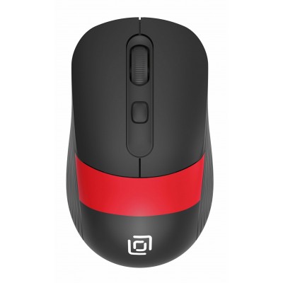 Мышь Oklick 310MW черный/красный 3200dpi оптическая USB
