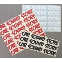 Наклейка CarSoundStore маленькая