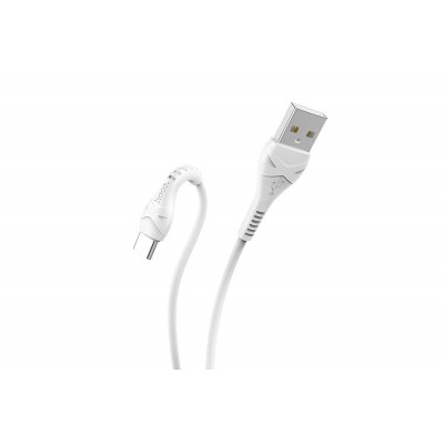 Кабель HOCO X37 micro USB-Type-C белый 1м