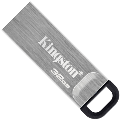 Флеш-накопитель Kingston 32Gb USB 3.1 DataTraveler Kyson DTKN/32Gb серебристый/черный