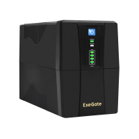 ИБП ExeGate PowerBack BNB-850.LED.AVR.4C13.RJ.USB 850VA/480Вт черный