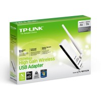 Адаптер TP-Link TL-WN722N 150Mbps High Gain Wireless N USB Adapter with Cradle, Atheros, 1T1R, 2.4GHz